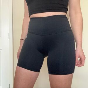 Glowmode athleisure shaping black biker shorts